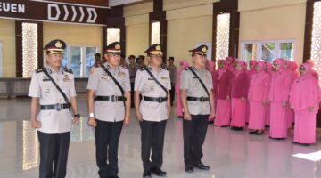 Kapolres Bireuen Pimpin Serah Terima Jabatan Kabagren dan Kabag SDM